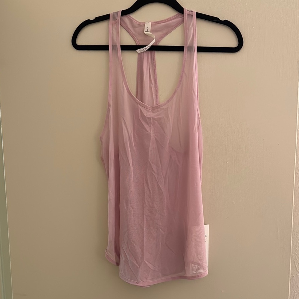Lululemon Women's Sheer Lavender 105 Singlet Racerback Tank Top